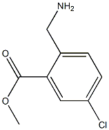 methyl 2-(aminomethyl)-5-chlorobenzoate Struktur
