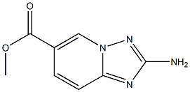 methyl 2-amino-[1,2,4]triazolo[1,5-a]pyridine-6-carboxylate,,结构式