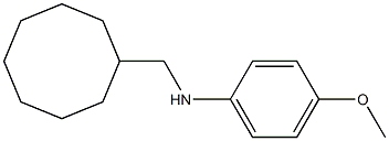 N-(cyclooctylmethyl)-4-methoxybenzenamine Structure