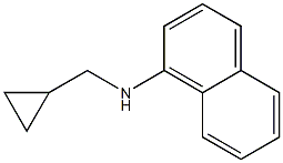 N-(cyclopropylmethyl)naphthalen-1-amine Structure