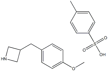 3-(4-methoxybenzyl)azetidine 4-methylbenzenesulfonate Struktur