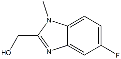 5-Fluoro-1-methylbenzimidazole-2-methanol Structure