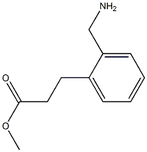 methyl 3-(2-aminomethylphenyl)propanoate Structure