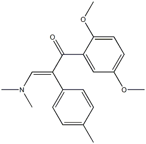 1-(2,5-dimethoxyphenyl)-3-(dimethylamino)-2-p-tolylprop-2-en-1-one