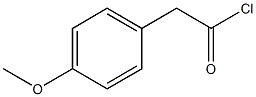 2-(4-methoxyphenyl)acetyl chloride 结构式