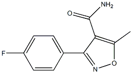 3-(4-fluorophenyl)-5-methylisoxazole-4-carboxamide Structure