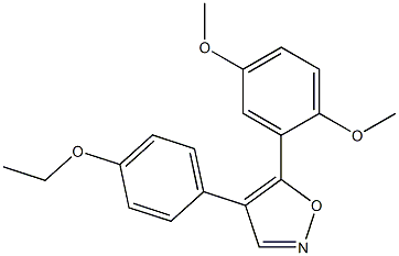 5-(2,5-dimethoxyphenyl)-4-(4-ethoxyphenyl)isoxazole