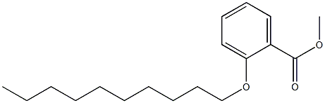 Methyl 2-n-decyloxybenzoate Struktur