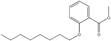 Methyl 2-n-octyloxybenzoate 化学構造式