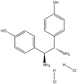 (S,S)-1,2-双(4-甲氧基苯基)-1,2-乙二胺二盐酸盐,,结构式