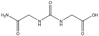 ({[(2-amino-2-oxoethyl)amino]carbonyl}amino)acetic acid Structure