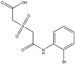 ({2-[(2-bromophenyl)amino]-2-oxoethyl}sulfonyl)acetic acid