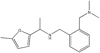 ({2-[(dimethylamino)methyl]phenyl}methyl)[1-(5-methylfuran-2-yl)ethyl]amine