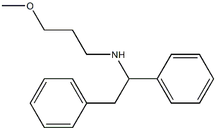(1,2-diphenylethyl)(3-methoxypropyl)amine Struktur