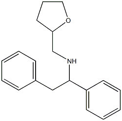 (1,2-diphenylethyl)(oxolan-2-ylmethyl)amine 结构式