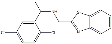  (1,3-benzothiazol-2-ylmethyl)[1-(2,5-dichlorophenyl)ethyl]amine