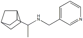 (1-{bicyclo[2.2.1]heptan-2-yl}ethyl)(pyridin-3-ylmethyl)amine Struktur