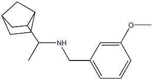 (1-{bicyclo[2.2.1]heptan-2-yl}ethyl)[(3-methoxyphenyl)methyl]amine Structure