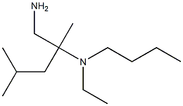 (1-amino-2,4-dimethylpentan-2-yl)(butyl)ethylamine|