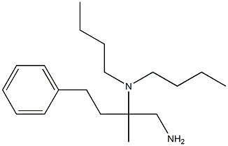 (1-amino-2-methyl-4-phenylbutan-2-yl)dibutylamine Struktur