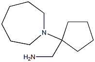 (1-azepan-1-ylcyclopentyl)methylamine,,结构式