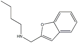 (1-benzofuran-2-ylmethyl)(butyl)amine Struktur