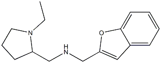 (1-benzofuran-2-ylmethyl)[(1-ethylpyrrolidin-2-yl)methyl]amine Struktur
