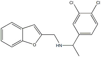  (1-benzofuran-2-ylmethyl)[1-(3,4-dichlorophenyl)ethyl]amine