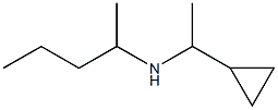 (1-cyclopropylethyl)(pentan-2-yl)amine Structure