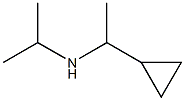 (1-cyclopropylethyl)(propan-2-yl)amine,,结构式