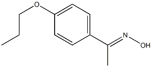 (1E)-1-(4-propoxyphenyl)ethanone oxime