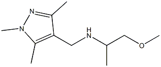 (1-methoxypropan-2-yl)[(1,3,5-trimethyl-1H-pyrazol-4-yl)methyl]amine