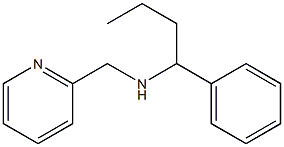 (1-phenylbutyl)(pyridin-2-ylmethyl)amine Structure