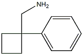 (1-phenylcyclobutyl)methanamine Structure