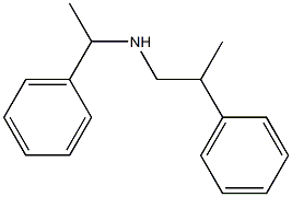 (1-phenylethyl)(2-phenylpropyl)amine 结构式