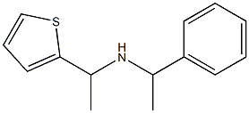(1-phenylethyl)[1-(thiophen-2-yl)ethyl]amine Structure