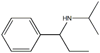 (1-phenylpropyl)(propan-2-yl)amine Structure