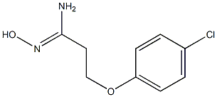 (1Z)-3-(4-chlorophenoxy)-N'-hydroxypropanimidamide|