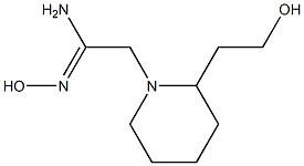 (1Z)-N'-hydroxy-2-[2-(2-hydroxyethyl)piperidin-1-yl]ethanimidamide