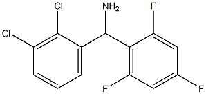 (2,3-dichlorophenyl)(2,4,6-trifluorophenyl)methanamine,,结构式