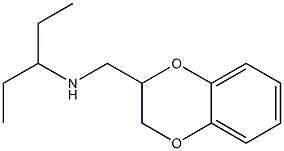 (2,3-dihydro-1,4-benzodioxin-2-ylmethyl)(pentan-3-yl)amine Structure