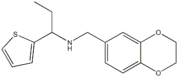 (2,3-dihydro-1,4-benzodioxin-6-ylmethyl)[1-(thiophen-2-yl)propyl]amine
