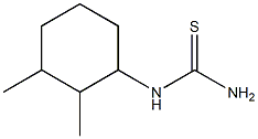 (2,3-dimethylcyclohexyl)thiourea 化学構造式