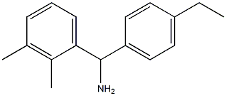 (2,3-dimethylphenyl)(4-ethylphenyl)methanamine 结构式