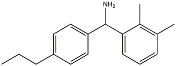 (2,3-dimethylphenyl)(4-propylphenyl)methanamine,,结构式