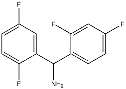 (2,4-difluorophenyl)(2,5-difluorophenyl)methanamine Structure