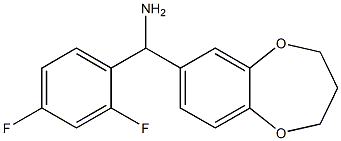 (2,4-difluorophenyl)(3,4-dihydro-2H-1,5-benzodioxepin-7-yl)methanamine