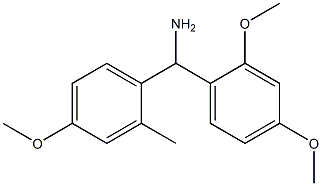 (2,4-dimethoxyphenyl)(4-methoxy-2-methylphenyl)methanamine