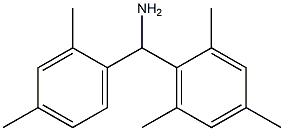 (2,4-dimethylphenyl)(2,4,6-trimethylphenyl)methanamine