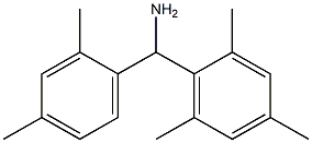 (2,4-dimethylphenyl)(2,4,6-trimethylphenyl)methanamine,,结构式